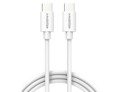 Mobilize Mobilize Cable USB-C to USB-C 1m. 100W White