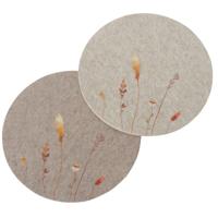 Boltze Home placemat kornelia ø38cm vilt