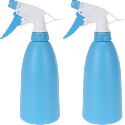 Set van 2x blauwe plantenspuiten 480 ml