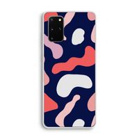 Memphis Shapes Pink: Samsung Galaxy S20 Plus Transparant Hoesje