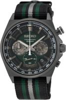 Horlogeband Seiko SSB411P1.8T63-00T0 Onderliggend Nylon/perlon Bi-Color 22mm