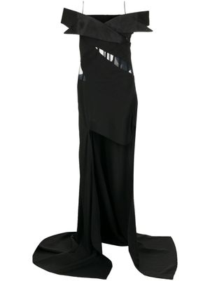 Monse robe longue à épaules dénudées - Noir
