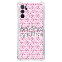 OPPO A16 | A16s | A54s Anti Shock Case Flowers Pink DTMP - thumbnail