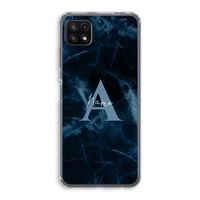Midnight Marble: Samsung Galaxy A22 5G Transparant Hoesje