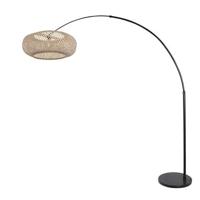 Steinhauer Vloerlamp Sparkled light bamboe beige zwart - thumbnail