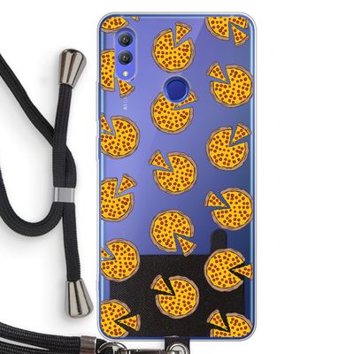You Had Me At Pizza: Honor Note 10 Transparant Hoesje met koord