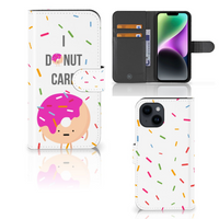 iPhone 15 Book Cover Donut Roze - thumbnail