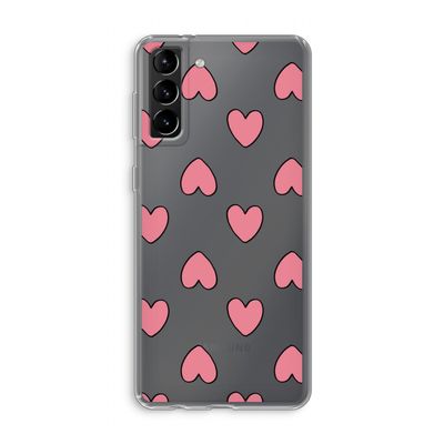 Ondersteboven verliefd: Samsung Galaxy S21 Plus Transparant Hoesje