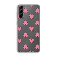 Ondersteboven verliefd: Samsung Galaxy S21 Plus Transparant Hoesje