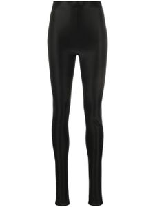 Alexandre Vauthier legging en jersey à taille haute - Noir