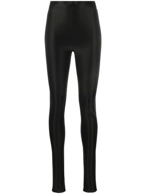 Alexandre Vauthier legging en jersey à taille haute - Noir