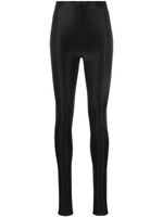 Alexandre Vauthier legging en jersey à taille haute - Noir