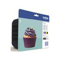 Originele inkt cartridge Brother LC123VALBP Zwart/Cyaan/Magenta/Geel