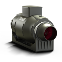 Vortice Buisventilator Lineo 100 &apos;quiet&apos; - Aansluiting 100mm - 3 Standen Aan/uit