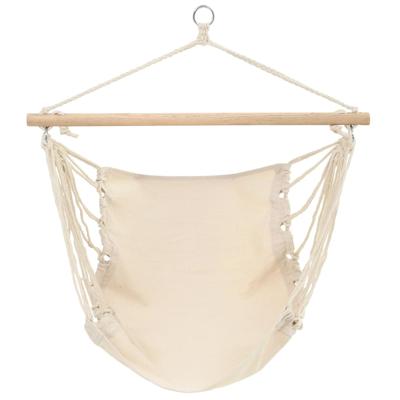 VidaXL Hangstoel opvouwbaar crème