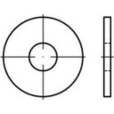 TOOLCRAFT TO-5454735 Klinkring 8.4 mm Messing 500 stuk(s)