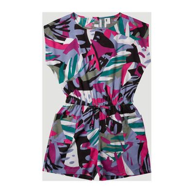 O'Neill jumpsuit met all over print paars/groen/blauw