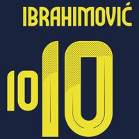 Ibrahimovic 10 (Officiële Zweden Away Bedrukking 2024-2025)