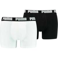 Heren Boxer Shorts Puma Basic Zwart Wit Maat L
