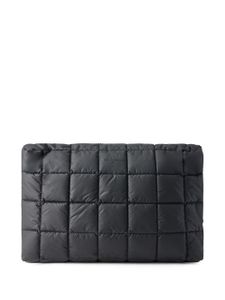 VeeCollective pochette Porter à design matelassé - Noir