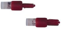 AutoStyle autolampen T5 12 Volt 1 Watt rood 2 stuks - thumbnail