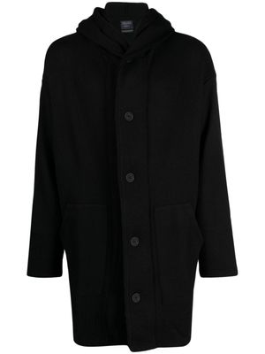 Yohji Yamamoto manteau à simple boutonnage - Noir