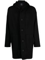 Yohji Yamamoto manteau à simple boutonnage - Noir