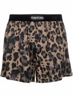 TOM FORD boxer à imprimé léopard - Tons neutres - thumbnail