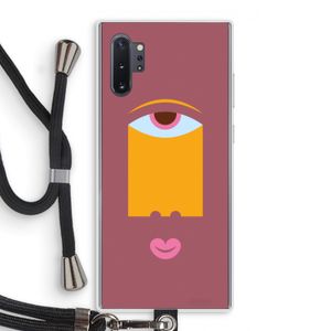 Mono V: Samsung Galaxy Note 10 Plus Transparant Hoesje met koord