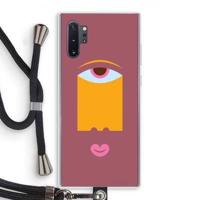 Mono V: Samsung Galaxy Note 10 Plus Transparant Hoesje met koord