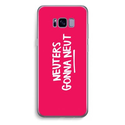 Neuters (roze): Samsung Galaxy S8 Plus Transparant Hoesje