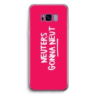 Neuters (roze): Samsung Galaxy S8 Plus Transparant Hoesje