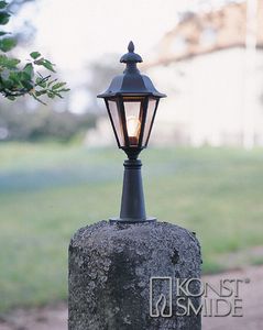 Lantaarnlamp Pallas 1-lichts 41cm matzwart exclusief sokkel/paal 428-750