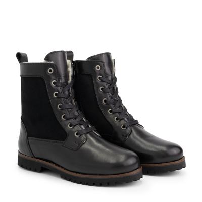 Travelin&apos; Kids - lace-up boot casual - Zwart - Maat 31