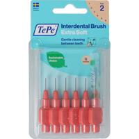 Tepe Interdentale rager extra soft licht rood maat 2