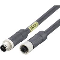 ifm Electronic E12425 Verbindingskabel Aantal polen (sensoren): 4, 4 Stekker, recht, Bus, recht 0.5 m 1 stuk(s)
