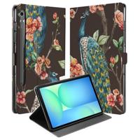 Tablet Book Case Pauw met Bloemen Samsung Galaxy Tab S10 FE | Tab S9 FE Tablet Book Case Pauw met Bloemen Samsung Galaxy Tab S10 FE | Tab S9 FE