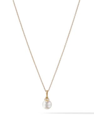 David Yurman collier Solari en or 18ct serti de perles et de diamants