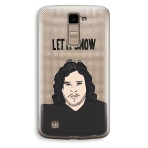Let It Snow: LG K10 (2016) Transparant Hoesje