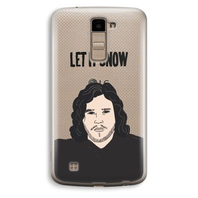 Let It Snow: LG K10 (2016) Transparant Hoesje