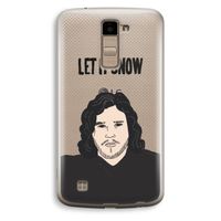 Let It Snow: LG K10 (2016) Transparant Hoesje