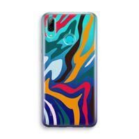 Colored Zebra: Huawei P Smart (2019) Transparant Hoesje