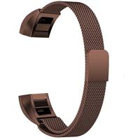 RVS magneet polsband voor FITBIT Alta grootte: klein 130-170mm (koffie)