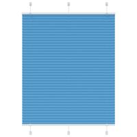 VidaXL Plissé rolgordijn 105x150cm stofbreedte 104,4cm polyester blauw