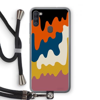 Baar A: Samsung Galaxy A11 Transparant Hoesje met koord