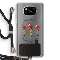 Jingle Ladies: Xiaomi Poco X3 Pro Transparant Hoesje met koord