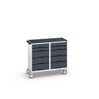 Bott Verso Mobiele Kast | 1050x600x980mm | 10 Laden | Top Tray | RAL 7016 - 16927102.19