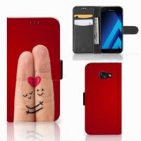 Samsung Galaxy A5 2017 | Wallet Case | met Pasjes | Liefde - Origineel Romantisch Cadeau
