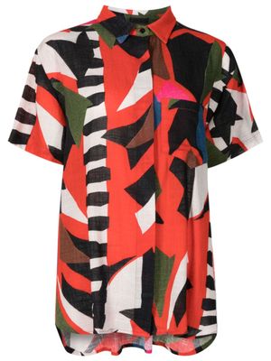 Osklen chemise Abacaxi à imprimé abstrait - Multicolore
