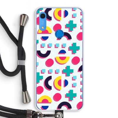 8-bit N°2: Huawei Y6s Transparant Hoesje met koord